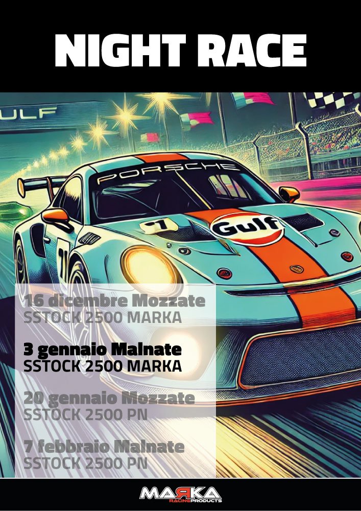 Manifesto della gara