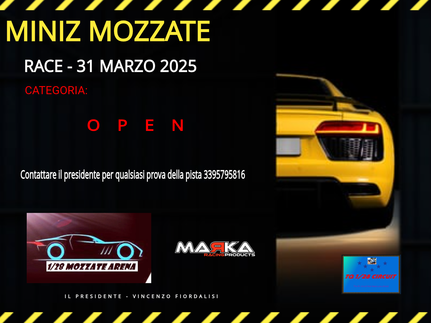 Manifesto della gara