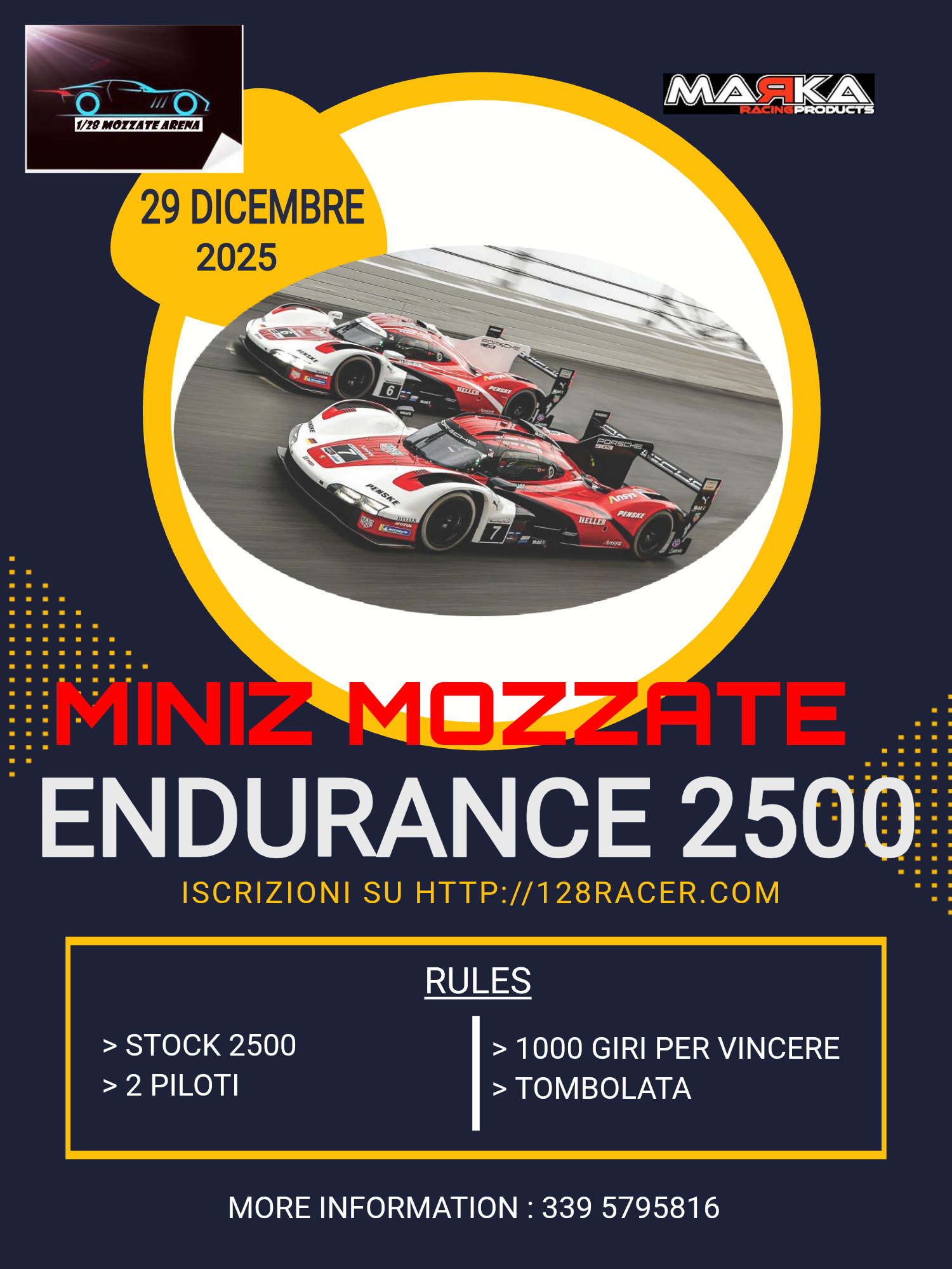 Manifesto della gara